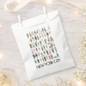 Burgers van de stad NYC New York Bedankzakje (Geknipt)