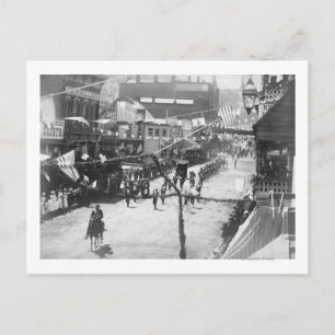 Burgers van het Dadwood-feest Voltooiing van 3 Briefkaart