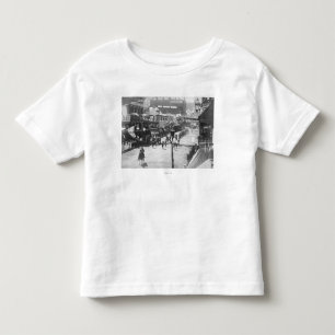 Burgers van het Dadwood-feest Voltooiing van 3 Kinder Shirts