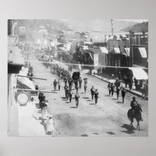 Burgers van het Dadwood-feest Voltooiing van 3 Poster