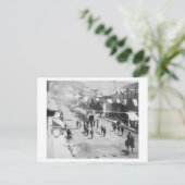 Burgers van het Dadwood-feest Voltooiing van Briefkaart (Staand voorkant)