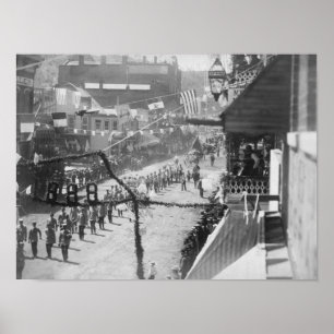 Burgers van het Dadwood-feest Voltooiing van Poster