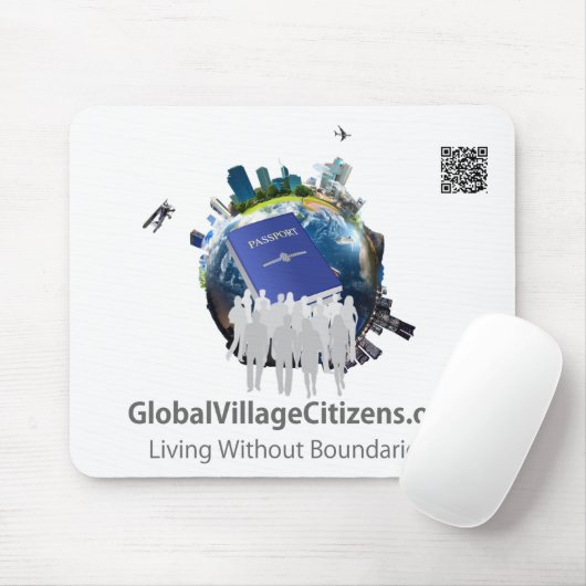 Burgers van het Global Village - Muismat (Met muis)