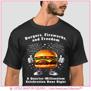 Burgers Vuurwerk Vrijheid 250 Jaar Viering T-shirt