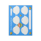 Burgers wereld notitieblok (Linkerzijde)