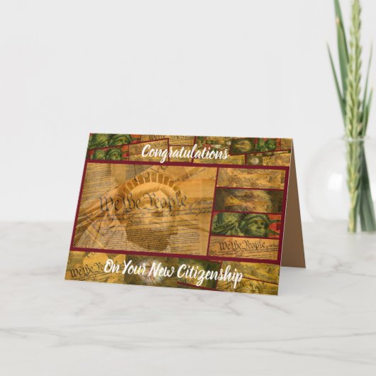 Burgerschap Feestdagen Kaart (Voorkant)