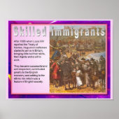 Burgerschap, immigratie, gesmoord immigranten poster (Voorkant)