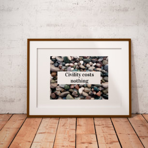 Burgerschap kost niets poster