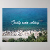 Burgerschap kost niets poster van de fotooceaan (Voorkant)