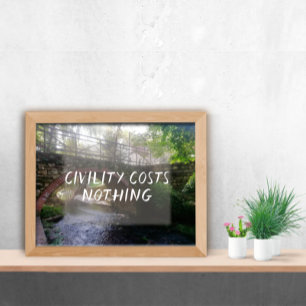 Burgerschap kost niets poster van de fotooceaan