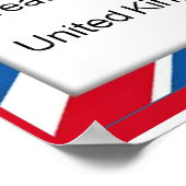 Burgerschap Sociale Studies Namen in het Verenigd  Poster (Hoek)