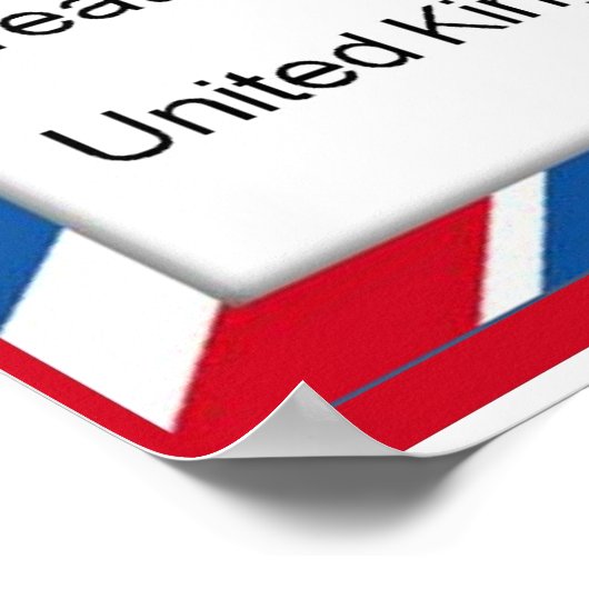 Burgerschap Sociale Studies Namen in het Verenigd  Poster (Hoek)