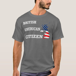 Burgerschapscadeau Amerikaanse vlag Naturalisatie T-shirt