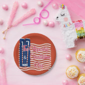 Burgerschapsdag | Dag van de Grondwet Papieren Bordje (Feest)