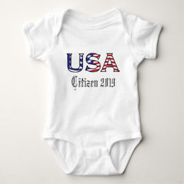 Burgerschapsjaar USA Stars and Stripes Romper