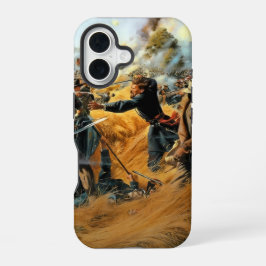 Burgersoorlog Gettysburg het Tarweveld iPhone 16 Hoesje