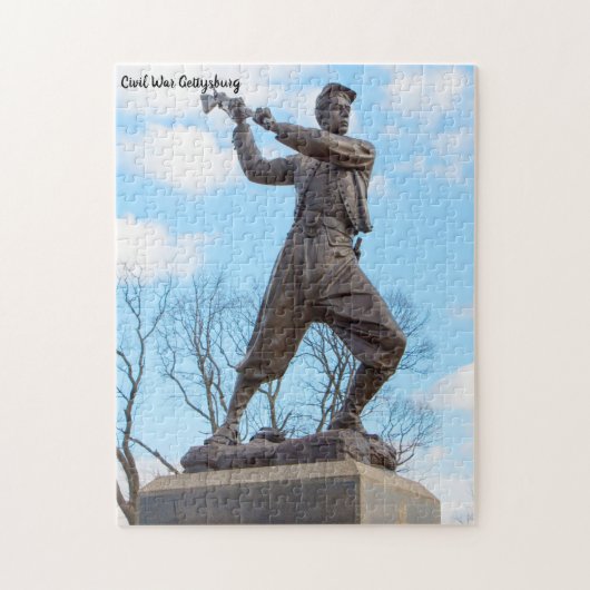 Burgersoorlog Gettysburg Legpuzzel (Verticaal)