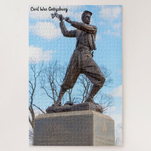 Burgersoorlog Gettysburg Legpuzzel (Verticaal)