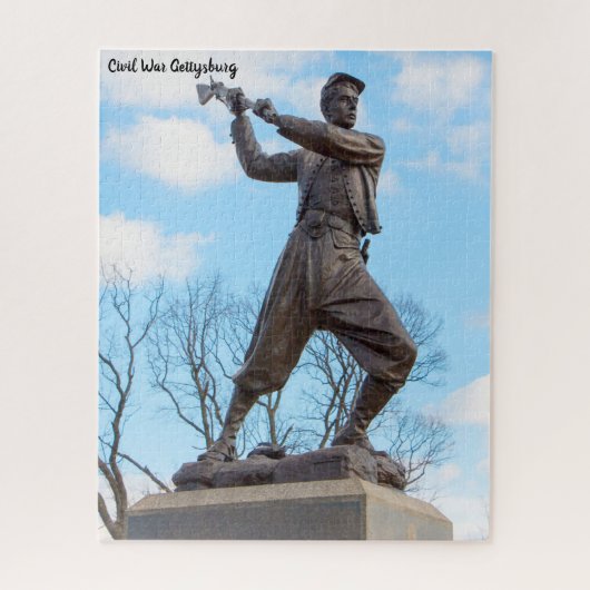 Burgersoorlog Gettysburg Legpuzzel (Verticaal)