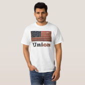 Burgersoorlog Unie Vlag ✨ Historische Vintage T-shirt (Voorkant volledig)