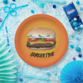 Burgertijd Papieren Bordje (Feest)