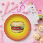 Burgertijd Papieren Bordje (Feest)