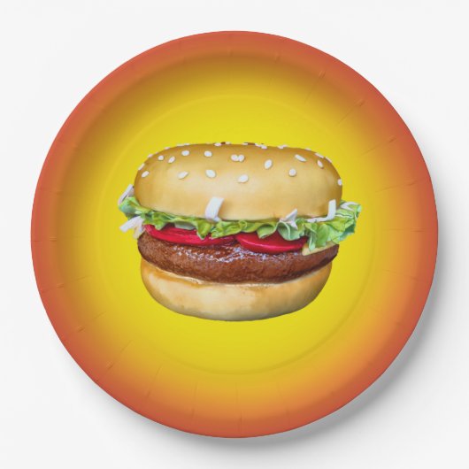 Burgertijd Papieren Bordje (Voorkant)