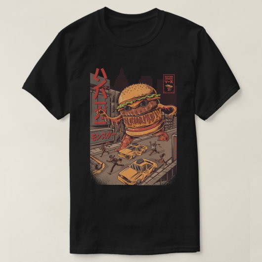 BurgerZilla T-shirt (Design voorkant)