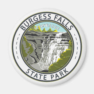 Burgess Herfsten State Park Tennessee Badge Magneet