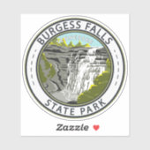 Burgess Herfsten State Park Tennessee Badge Sticker (Vel)