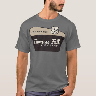 Burgess Herfsten State Park Tennessee Welkomstbord T-shirt