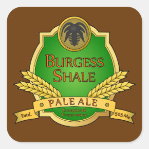 Burgess Shale Bord Ale Sticker