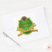 Burgess Shale Bord Ale Vierkante Sticker (Envelop)