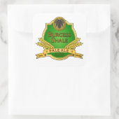 Burgess Shale Bord Ale Vierkante Sticker (Tas)