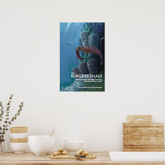 Burgess Shale Poster (Keuken)