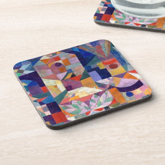 Burggarten (Castle Garden) - Paul Klee - Bier Onderzetter (Linkerzijde)