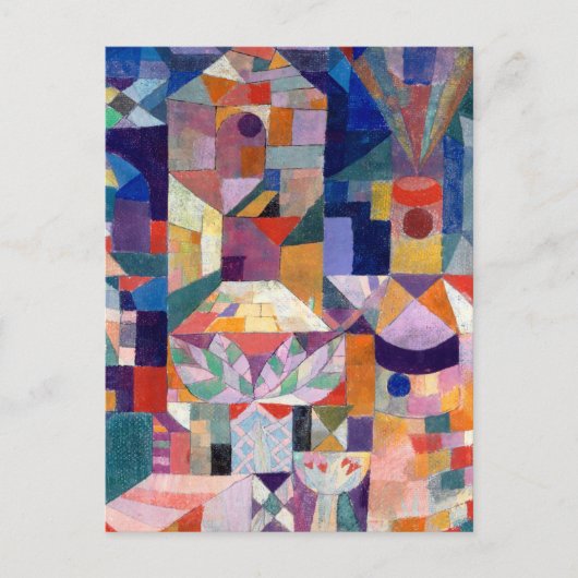 Burggarten (Castle Garden) - Paul Klee - Briefkaar Briefkaart (Voorkant)
