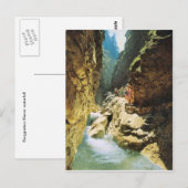 Burggraben-Klamm waterval Briefkaart (Voorkant / Achterkant)