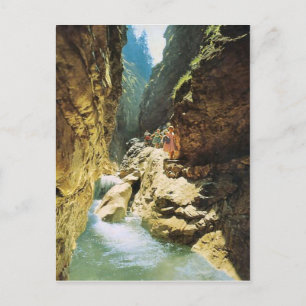 Burggraben-Klamm waterval Briefkaart