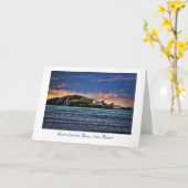 Burgh Eiland, Bigbury, Devon - Geluk in Nieuw Huis Kaart (Gele Bloem)