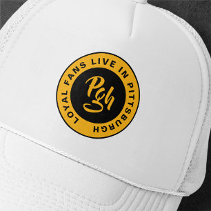 Burgh Fan Custom Zwart Goud Vintage Trucker Pet