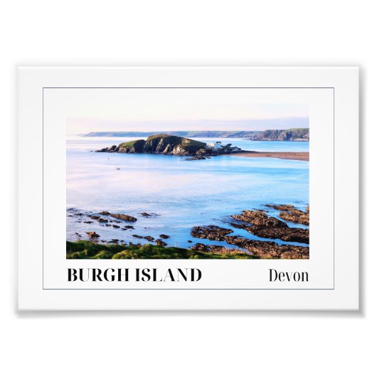 Burgh Island, Devon Foto Afdruk (Voorkant)