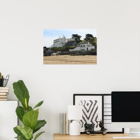 Burgh Island, Devon Poster (Thuiskantoor)