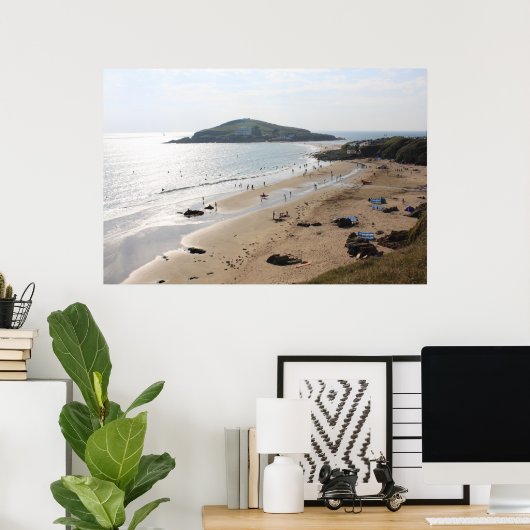 Burgh Island, Devon Poster (Thuiskantoor)