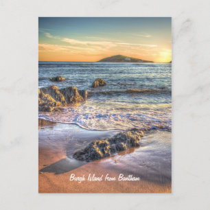 Burgh Island van Bantham bij Sundown... Briefkaart