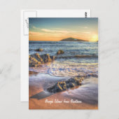 Burgh Island van Bantham bij Sundown... Briefkaart (Voorkant / Achterkant)