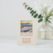 Burgh Island van Bantham bij Sundown... Contactkaartje (Staand voorkant)