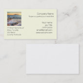 Burgh Island van Bantham bij Sundown... Visitekaartje (Voorkant / Achterkant)