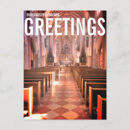 Burghausen in Beieren Briefkaart