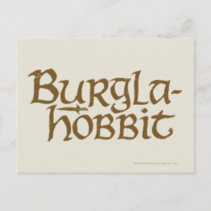 Burgla Hobbit Briefkaart